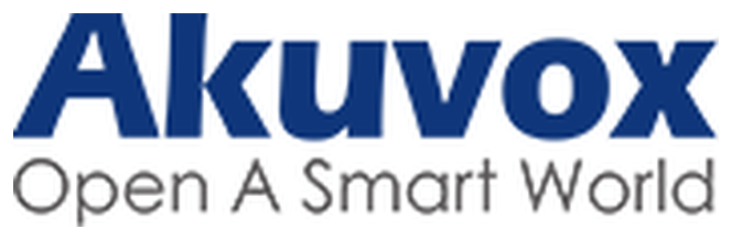 Akuvox logo, one of the security brands installed and serviced by Rest-A-Sured Security in Perth