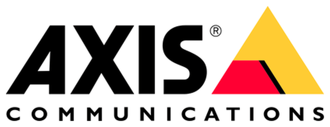 Axis Communications logo, one of the security brands installed and serviced by Rest-A-Sured Security in Perth