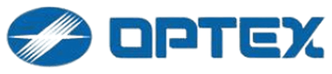 Optex logo, one of the security brands installed and serviced by Rest-A-Sured Security in Perth